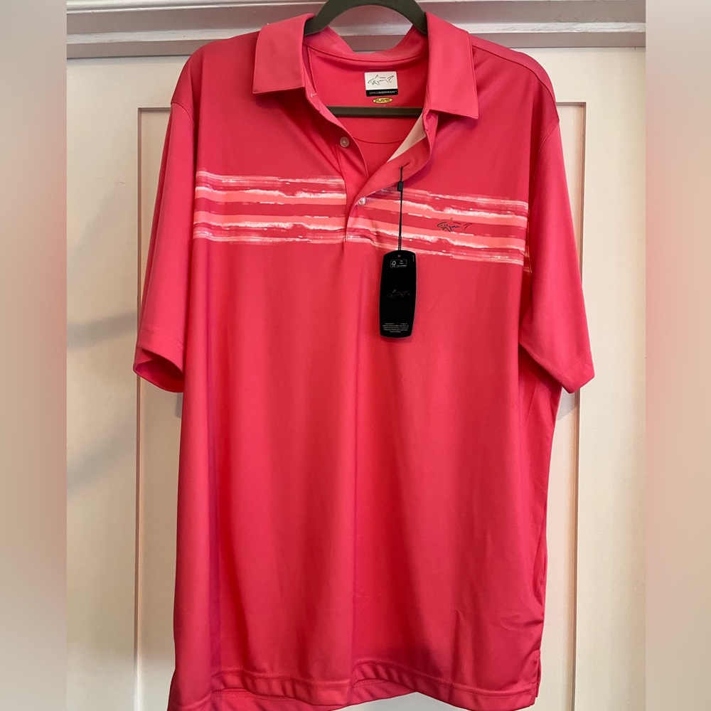 Greg Norman Golf polo L/G NWT